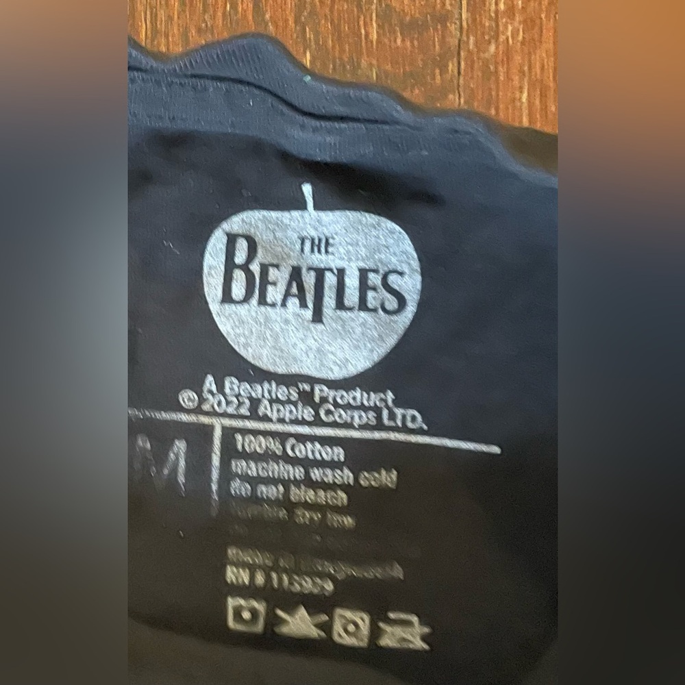 The Beatles Black Graphic T-Shirt - Medium - Picture 3 of 4